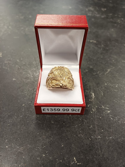 9ct Gold Saddle Ring