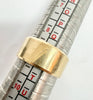 9ct yellow gold wedding band size R 1/2