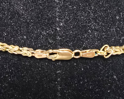 9ct GOLD NECKLACE 375 21.7G 22'''' IN LENGTH