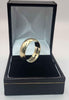 9ct Yellow Gold Band - Size S - 6.17g - Hallmarked