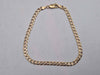 9ct Yellow Gold Curb Bracelet - 8.5" Long - 4.67 Grams