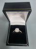 14ct White Gold Ring 3.4G HM Size N