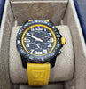 Breitling Endurance Pro 44mm Mens Watch - Yellow Rubber - Boxed