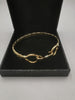 9CT Solid Gold Twist Bangle 33.05G, 375 Hallmarked & Stamped, Width: 3" Width (7.5cm) - Boxed