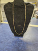 Figaro necklace 27" 9ct