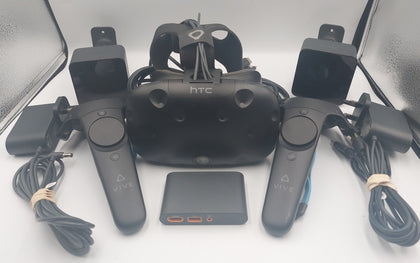 HTC Vive VR System, Headset, Controllers and Sensors