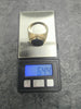 9CT Gold Hematite Ring Size Q Grams 6.44