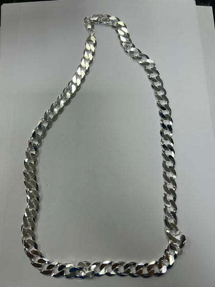 Silver chain 110.9G stamped 925 Length: Approx. 28