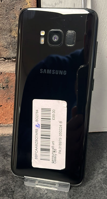 Samsung Galaxy S8 64GB Black Unlocked **BATTERY DRAINS QUICK**