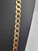 9ct Yellow Gold Classic Curb Chain Necklace – 22" Long – 32.95 Grams – Approx. 8mm Wide