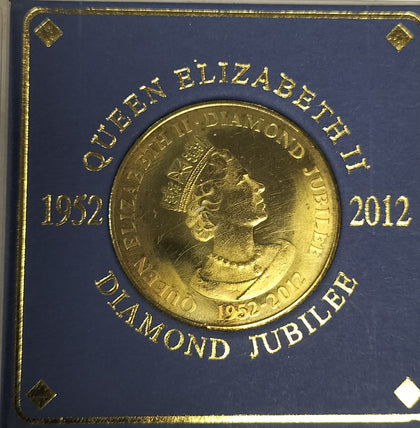 QUEEN ELIZIBET DIAMOND JUBILEE COIN.