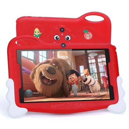 C Idea Android 13.0 Tablet For Kids Age 2-5,7 Inch Kids Tablet,Toddler Tablet With 2GB RAM 32GB ROM 1TB Expand/HD IPS Display With Eyes Protection.