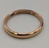 9CT 375 HALLMARKED, YELLOW GOLD, THIN WEDDING BAND, SIZE:N, 1.97G. BOXED