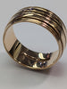 9ct Gold Barrel Wedding Band Ring