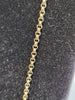 9ct Yellow Gold Thin Belcher Chain - 24" - 6.85g