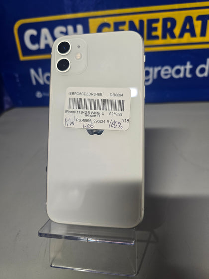 iPhone 11 64GB White, Unlocked