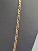 14ct Yellow Gold Bismarck-Link Chain Necklace - 4.81 Grams - 20" Long