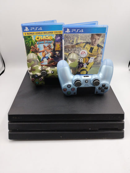 Sony PlayStation 4 Pro bundle with 2 games
