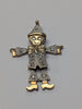 9CT Diamond Clown Pendant