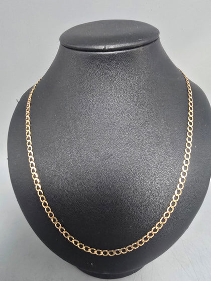 9ct Gold Chain 375 3.9G 18'' in Length