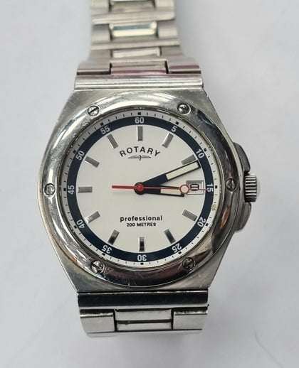Vintage Rotary Professional Men's Diver's Watch 10635