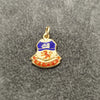 9ct Yellow Gold & Enamel 1962 Vintage Deakin & Francis 'DEVON' Crest Travel Charm