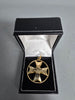 18CT Gold MALTESE CROSS Pendent 4.1G 25mm in Length