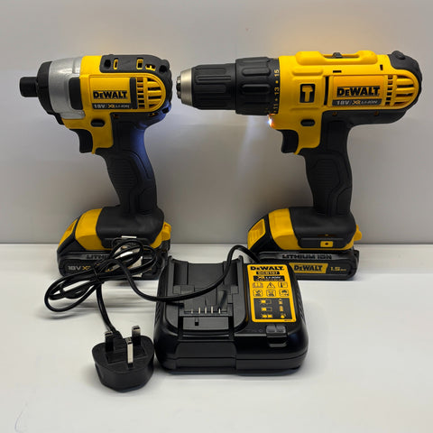 Dewalt DCF885 Impact Driver & DCD776 Drill 18V in Hard Case