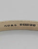 9ct 375 yellow gold Bangle 4.6g Boxed & hallmarked
