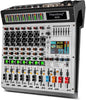 Depusheng AG8 Professional audio mixer 8 Channel with MP3 Player Source USB recording