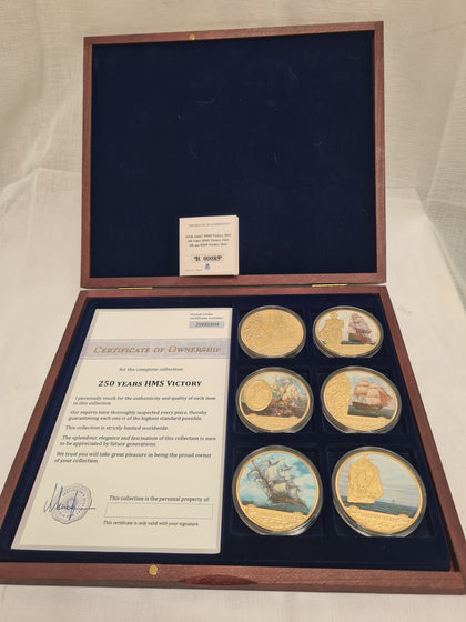 250 Years of HMS Victory 6 coin collection