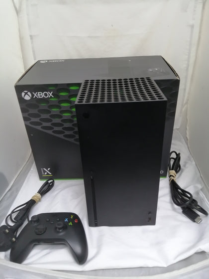 Xbox Series X Console, 1TB, Black, Boxed Cosmetic damages on side of console-Scratches as sdhown in photos