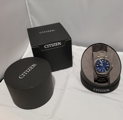 Citizen Super Titanium Blue Dial Watch BM7431-51L