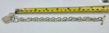 Silver Heart Bracelet 8