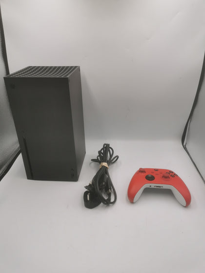 Xbox Series X Console, 1TB, Black, Discounted includes red controller and power cables