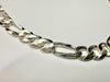 22" Sterling silver figaro chain
