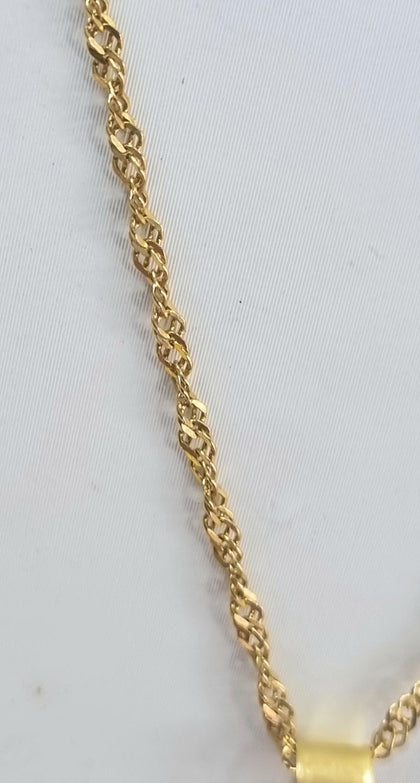 22ct Chain with Cross