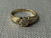 9ct Gold ring set with 10pt diamond