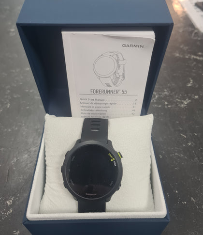 Garmin Forerunner 55 GPS Running Smartwatch - Black,