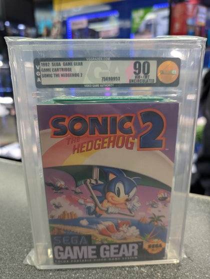 Vga Graded Sega Game Gear Sonic 2 Factory Sealed Uncirculated