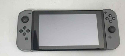 Nintendo Switch Console, 32GB + Grey Joy-Con, with box. **scratches to the screen**