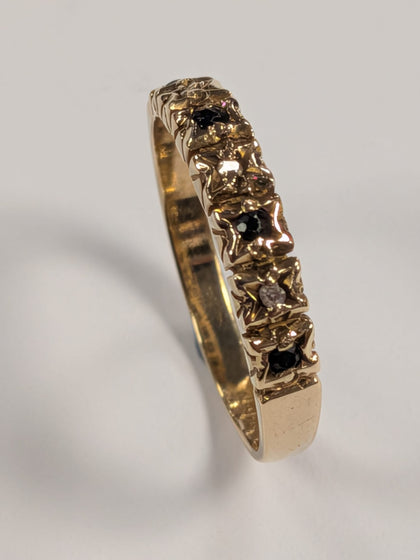 9ct Gold Patternd Ring