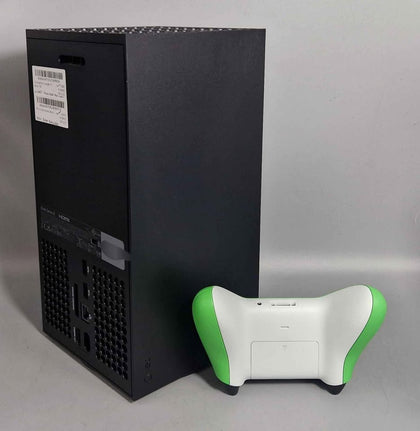 Xbox Series X Console, 1TB, Black, Unboxed with Green Pad And Leads