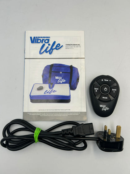Vibrapower Vibralife RC-CFM-T12 Fitness Muscle Building Toning Machine, With Remote & Lead