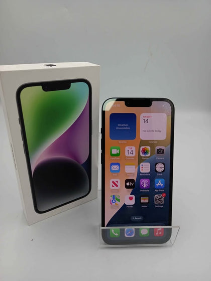Apple iPhone 14 128GB Midnight, Unlocked A **Never Used** Batt 100% Boxed