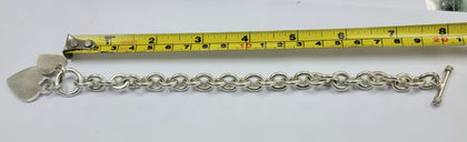 Silver Heart Bracelet 8