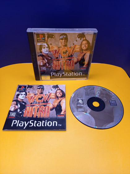 WCW Nitro PS1 With Manual