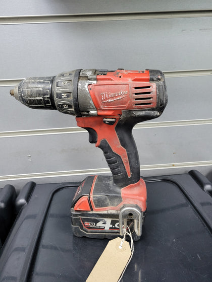 Milwaukee M18 C18PD 18V Compact Cordless Combi Percussion Drill - With 4.0Ah Battery - WELL USED.