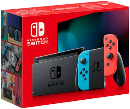 Nintendo Switch Neon Red/Blue & 1 Game