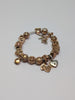 Pandora Bracelet With 17 Rose Gold Coloured Charms